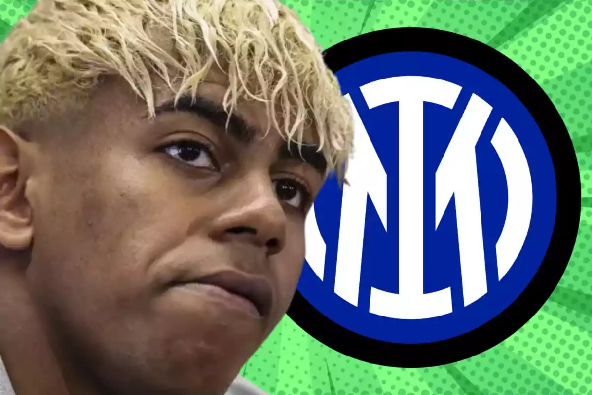 A man with light blonde hair and a serious expression is in front of a green background with a circular blue and white logo.