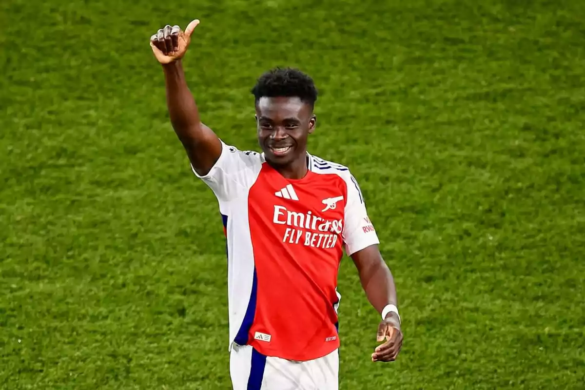 Bukayo Saka en el Arsenal Bukayo Saka en el Arsenal