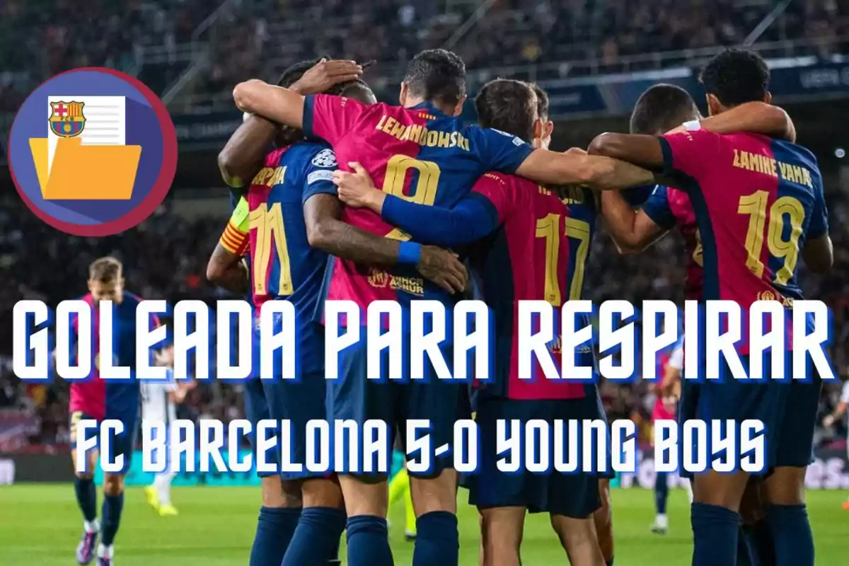 Victoria contundente del FC Barcelona 5-0 sobre Young Boys